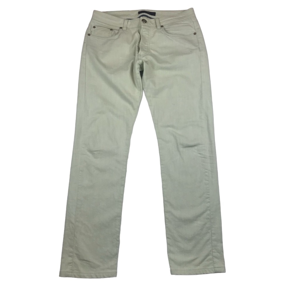 ETRO Milano Italy Straight Leg Jean Light Green